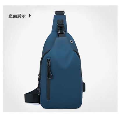 Men’s Sling Crossbody Bag – Compact, Modern, and Waterproof