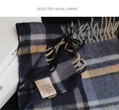 Men's wool scarf - British versatile