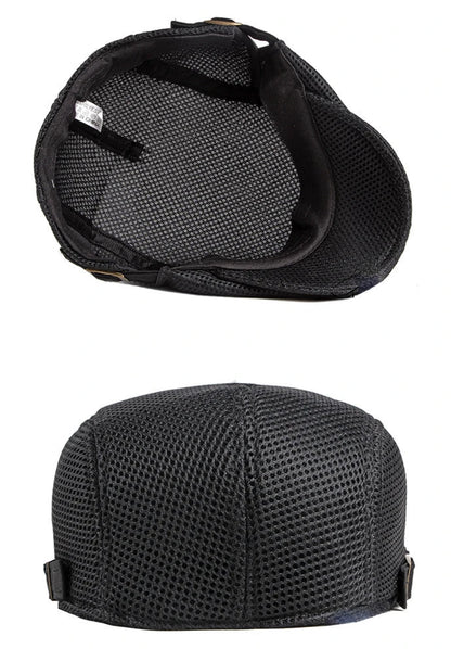 Men's Breathable Mesh Beret - Comfort and Style for All Seasons