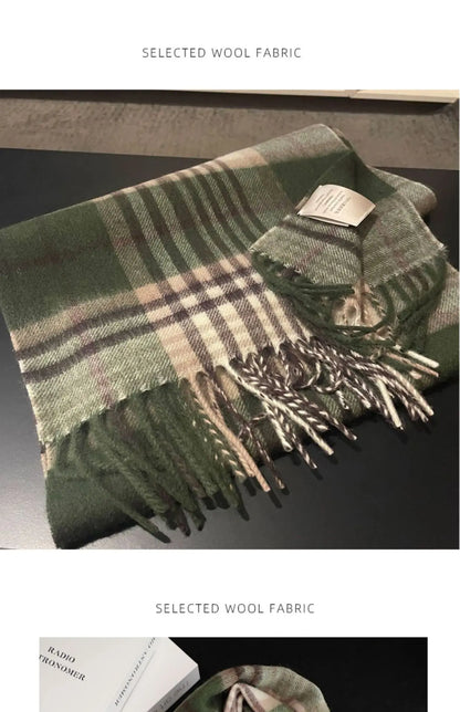 Men's wool scarf - British versatile