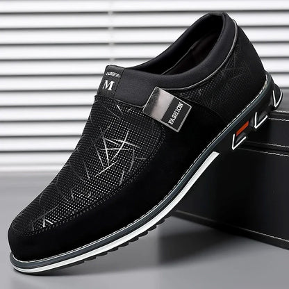Herren Businessschuhe aus Leder - Bequeme Halbschuhe für die Arbeit