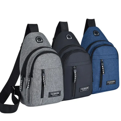 Men’s Casual Crossbody Sling Bag – Lightweight Urban Chest Pack for Daily Essentials