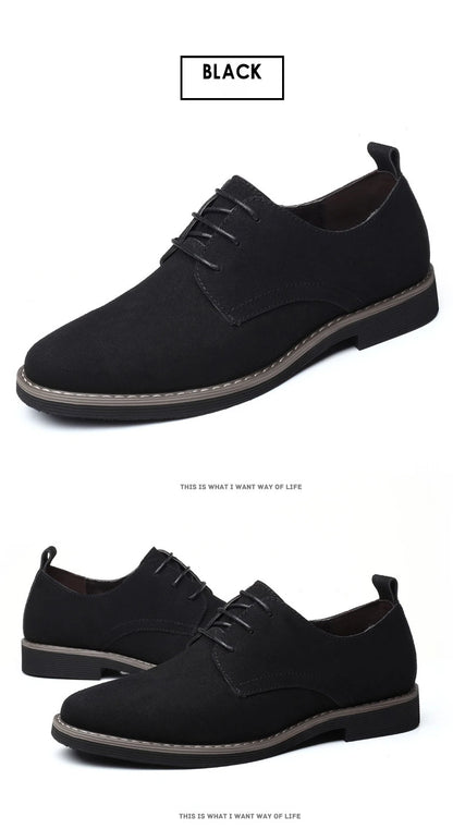 Herren Freizeitschuhe - Wildleder mit Schnürsenkeln