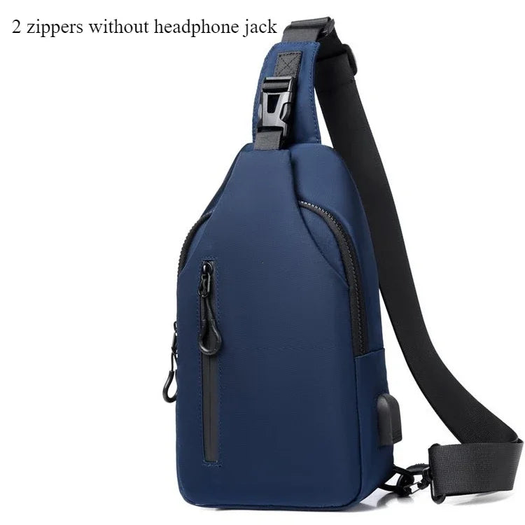 Men’s Sling Crossbody Bag – Compact, Modern, and Waterproof
