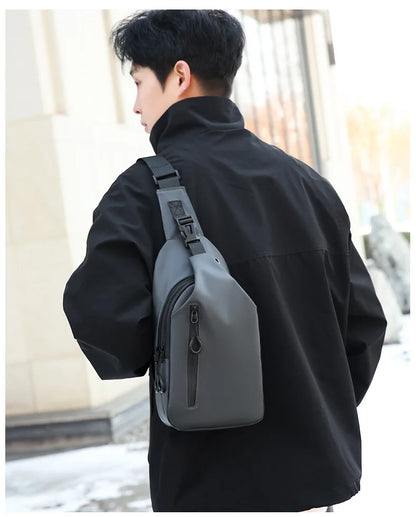 Men’s Sling Crossbody Bag – Compact, Modern, and Waterproof