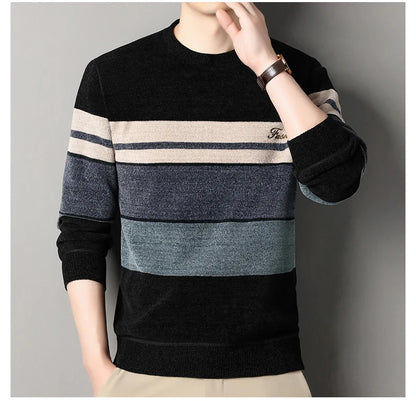 Men’s Multicolor Striped Sweater