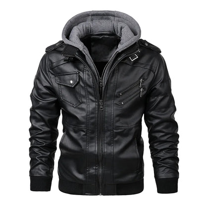 Men’s Urban Style Jacket with Inner Lining and Sleek Design