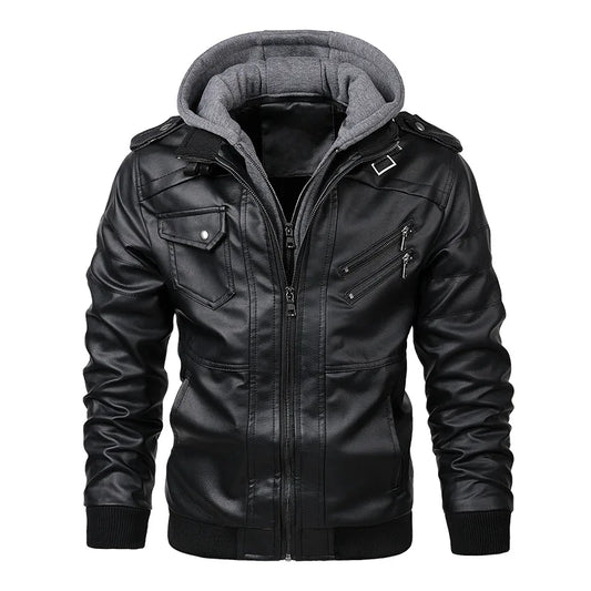 Men’s Urban Style Jacket with Inner Lining and Sleek Design