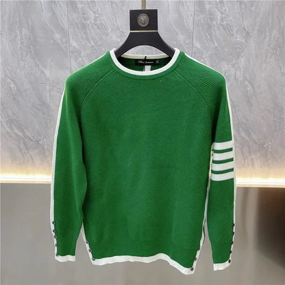 Men’s Slim Fit Knit Sweater – Minimalist Style with a Modern Touch