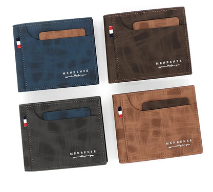 Slim Men’s Wallet with External Card Slot – Modern & Functional