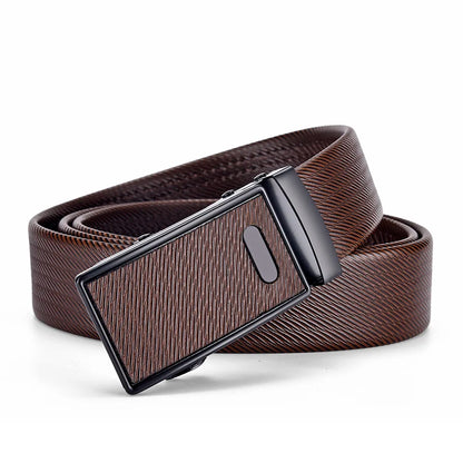 Men’s Automatic Buckle Belt – Elegant Leather Waistband