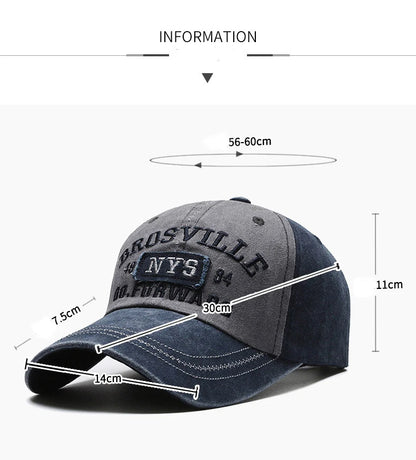 Vintage Washed Baseball Cap – Retro Casual Style