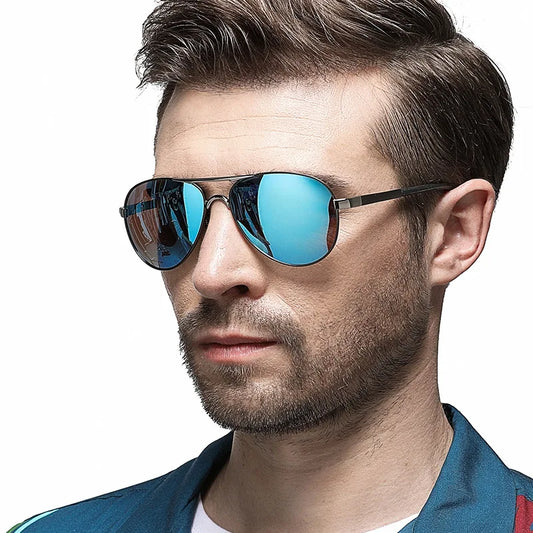 Men’s Aviator Sunglasses – Polarized Lenses & UV400 Protection