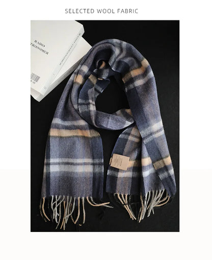 Men's wool scarf - British versatile