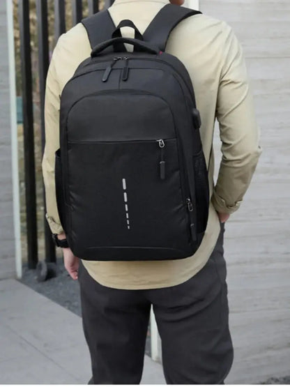 Men’s Premium Anti-Theft Backpack with USB Port – Modern Waterproof Design & Large Capacity for Laptop
