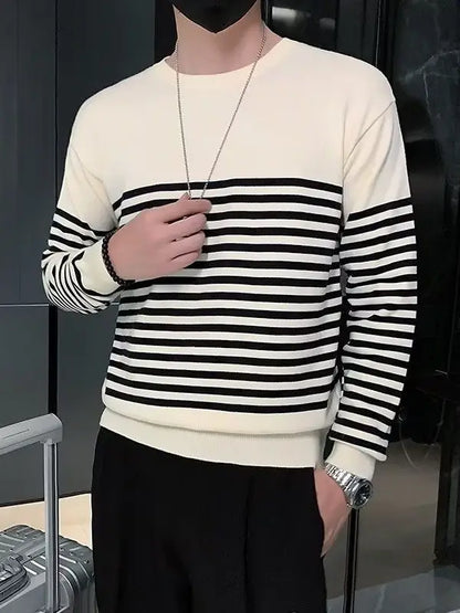 Modern Men’s Striped Sweater