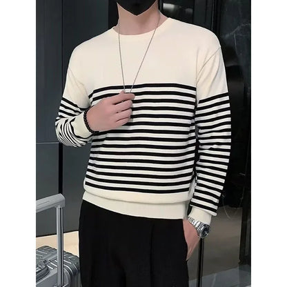 Modern Men’s Striped Sweater