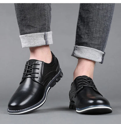 Retro Herrenschuhe - Business Brand Lederschuhe