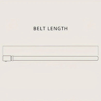 Stylish Men's Faux Leather Belt - Work and Business Belts with Automatic Buckle