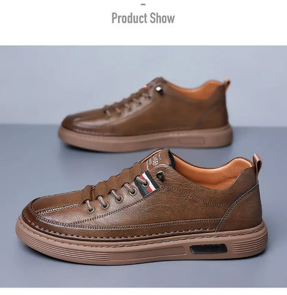 Men's Versatile Casual Shoes - Ultra Soft Leather and Pleasure