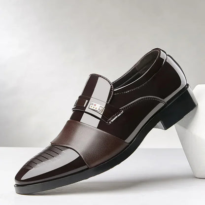 Herren-Lederschuhe – formelle Hochzeit, Business-Casual-Oxford-Schuhe