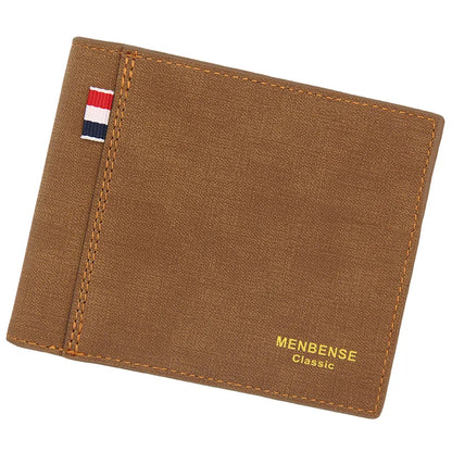 Men’s Classic Premium Fabric Wallet – Modern Style and Functionality