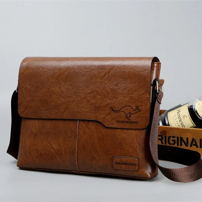 Men’s Messenger Bag – Timeless Sophistication for Stylish Men | Perfect for iPad and Laptop