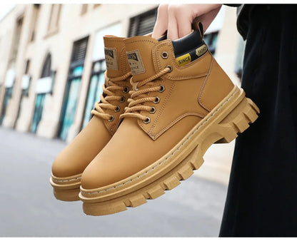 Herren Lederstiefel – Bequeme Retro Boots für Männer