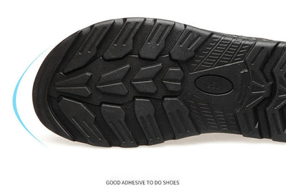 Men's Summer Leather Sandals - Reinforced Men's Shoes Made of Genuine Leather