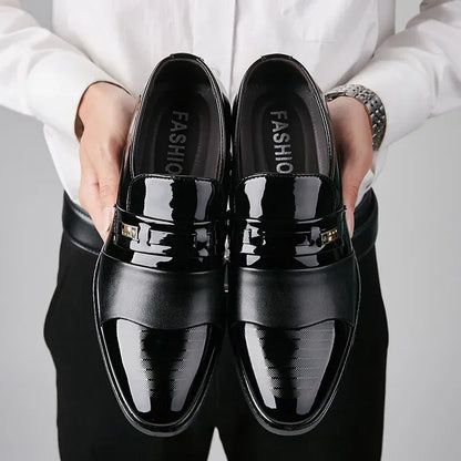 Herren-Lederschuhe – formelle Hochzeit, Business-Casual-Oxford-Schuhe
