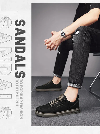 Men's Shoes - Men's Leather Casual, Fashion Sports Shoes