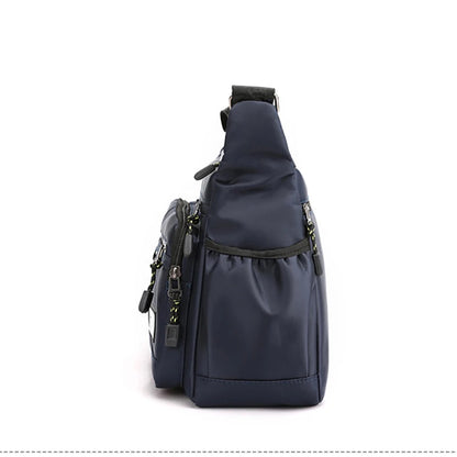 Men’s Crossbody Messenger Bag – Waterproof and Multi-Pocket Design