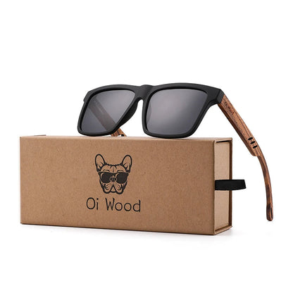 Polarized Sunglasses with Natural Bamboo Temples – Eco-Chic Style Polarized UV400