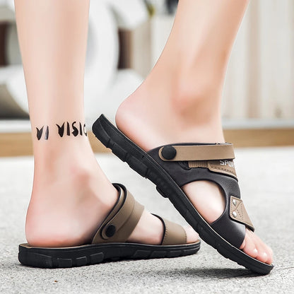 Classic Men's Sandal - Comfortable Beach Flip Flop, Soft Sole