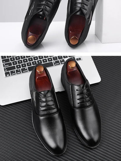 Herrenschuhe – Klassisches Freizeitleder, weich und formell
