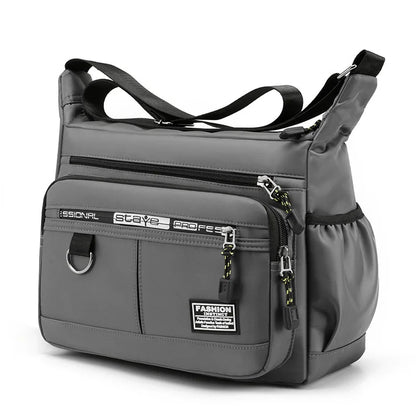 Men’s Crossbody Messenger Bag – Waterproof and Multi-Pocket Design