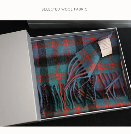 Men's wool scarf - British versatile