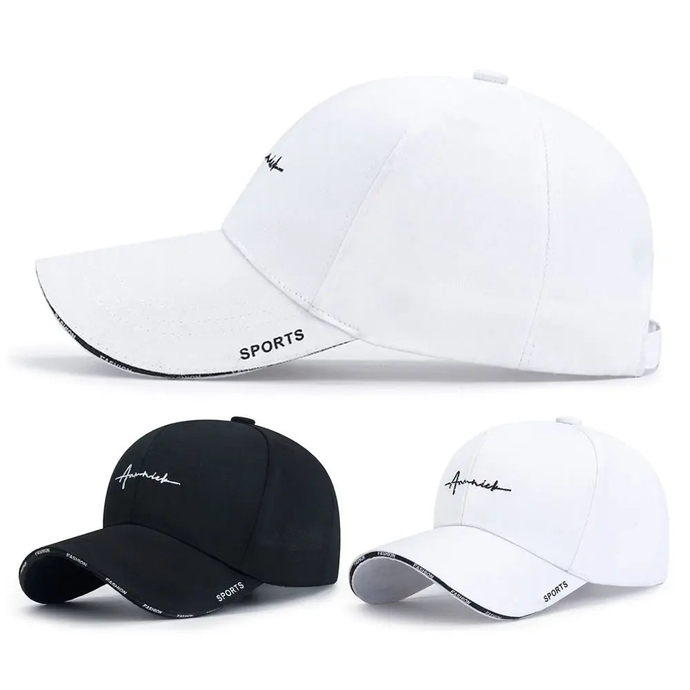 Premium Casual Cap, UV Protection - Adjustable, Solid Color, for Outdoor Running