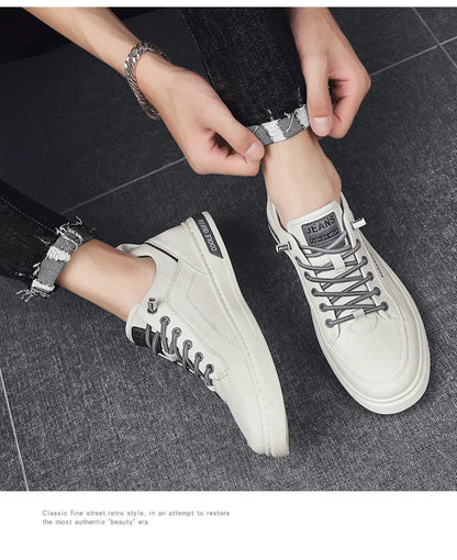 Men's Shoes - Men's Leather Casual, Fashion Sports Shoes