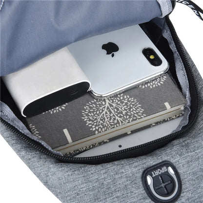 Men’s Casual Crossbody Sling Bag – Lightweight Urban Chest Pack for Daily Essentials