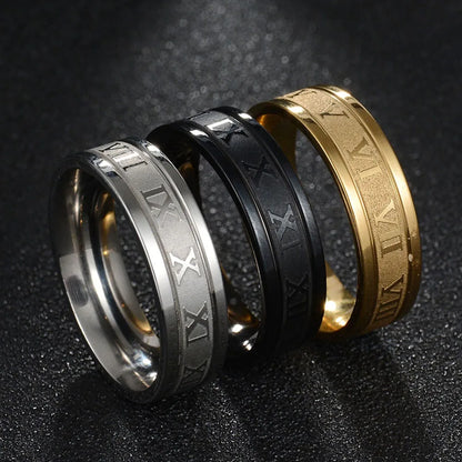Roman Numeral Band Ring – Classic Style Reimagined