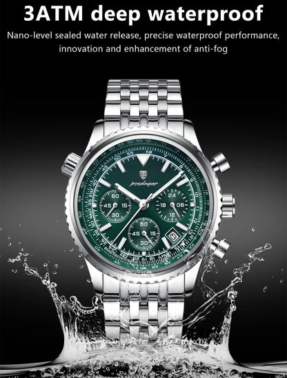 Luxury Men’s Watch with Functional Chronograph