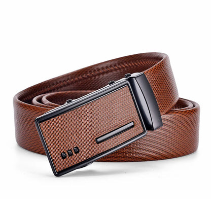 Men’s Automatic Buckle Belt – Elegant Leather Waistband