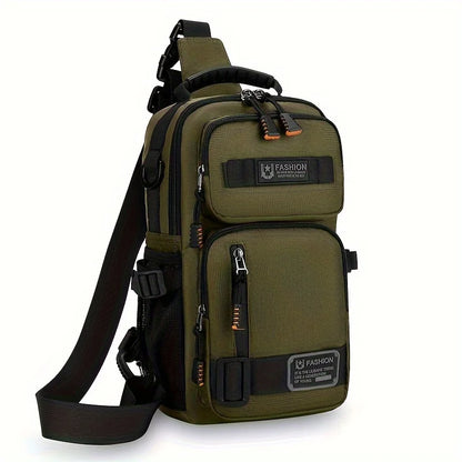 Tactical Crossbody Sling Bag for Men – Multi-Pocket Urban Chest Pack for Everyday Carry and Travel