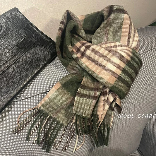 Men's wool scarf - British versatile