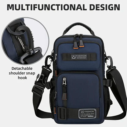 Tactical Crossbody Sling Bag for Men – Multi-Pocket Urban Chest Pack for Everyday Carry and Travel