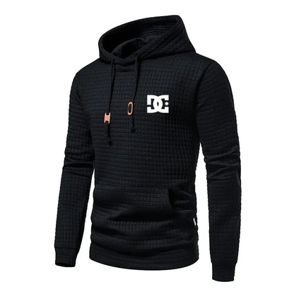 DC Men’s Hoodie – Textured Urban Design