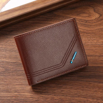 Men’s Wallet – Modern Design with Contrast Stitching