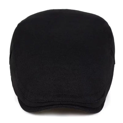 Men's Classic Beret with Subtle Side Adjustment