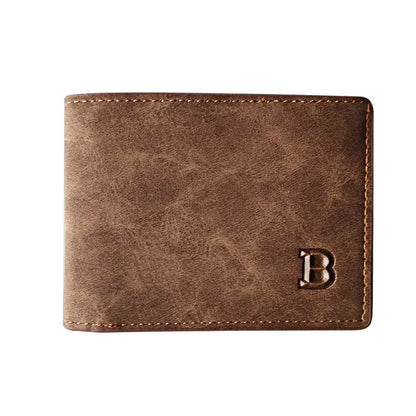 Men’s Vintage Leather Wallet – Slim and Timeless Design